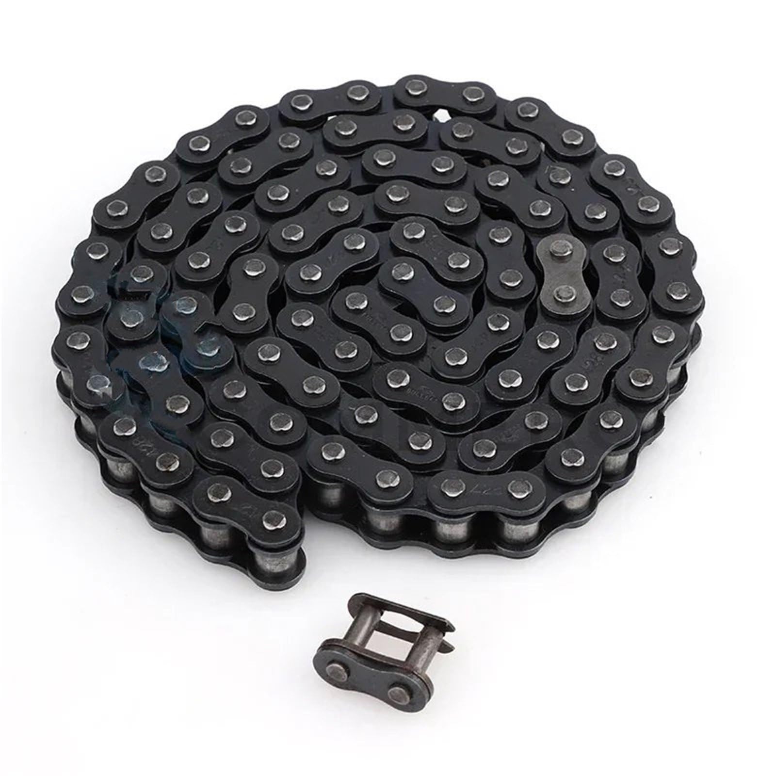 Chaine Moto Liens Chaîne de moto 428 94/102/104/108/132/140 maillons, compatible avec les quads 50cc à 250cc, les pit bikes, les dirt bikes et les kartings.(428-140L B)