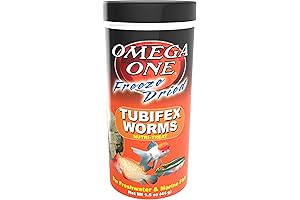 Food Flex Freeze Dried Tubifex Worms, 1.5 oz