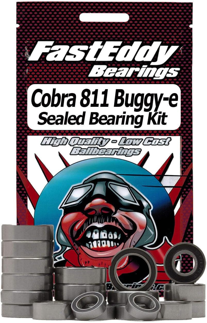 FastEddy Bearings Compatible with Serpent Cobra 811 Buggy-e Sport Sealed Bearing Kit