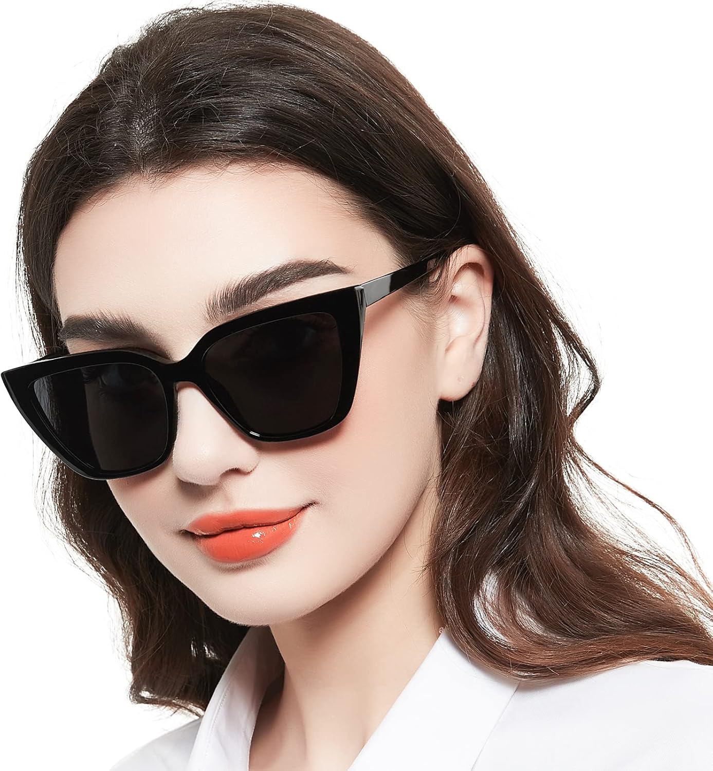 Women's Oversized Cat Eye Sunglasses with UV Kuwait Ubuy