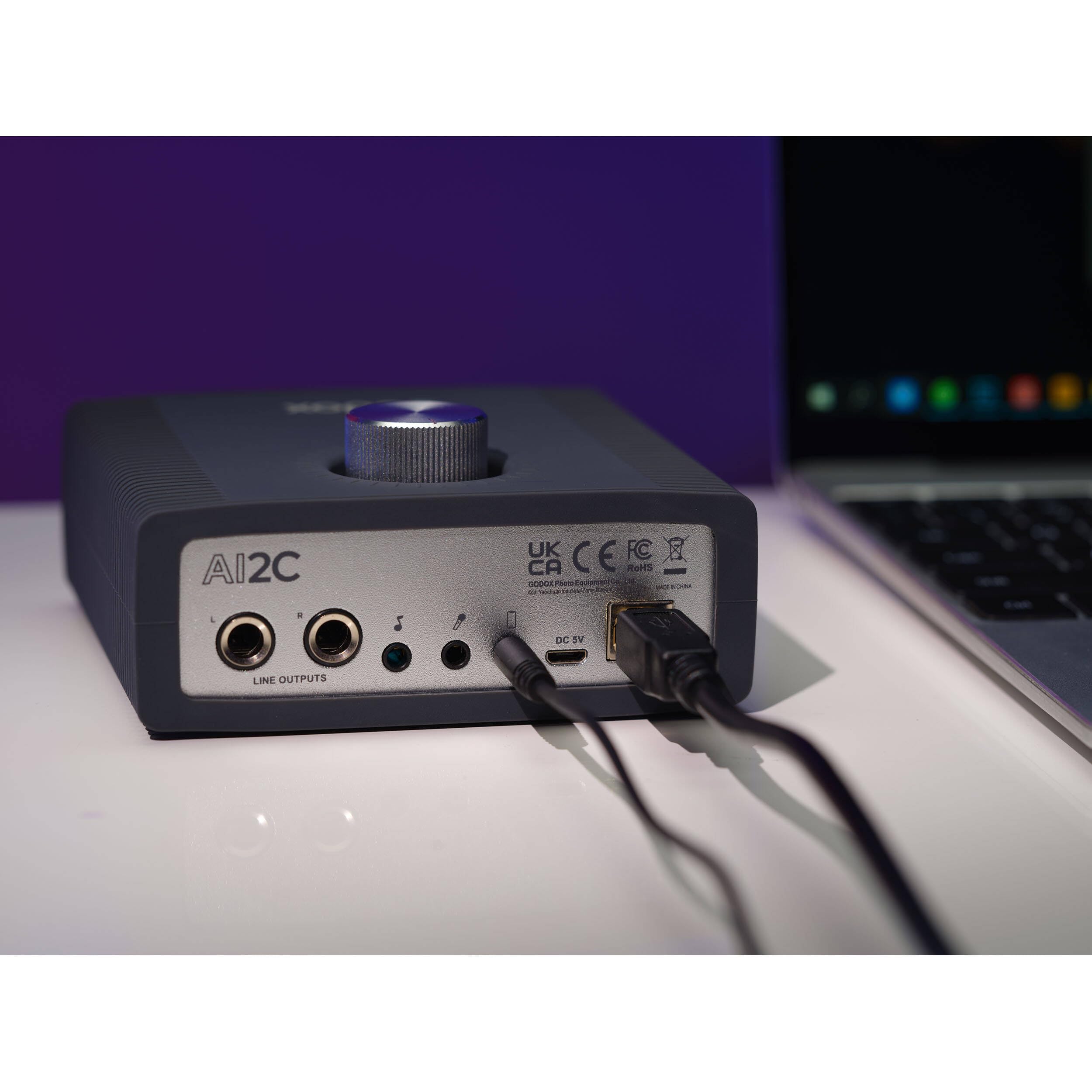 Godox Interfaz de audio AI2C de 2 canales