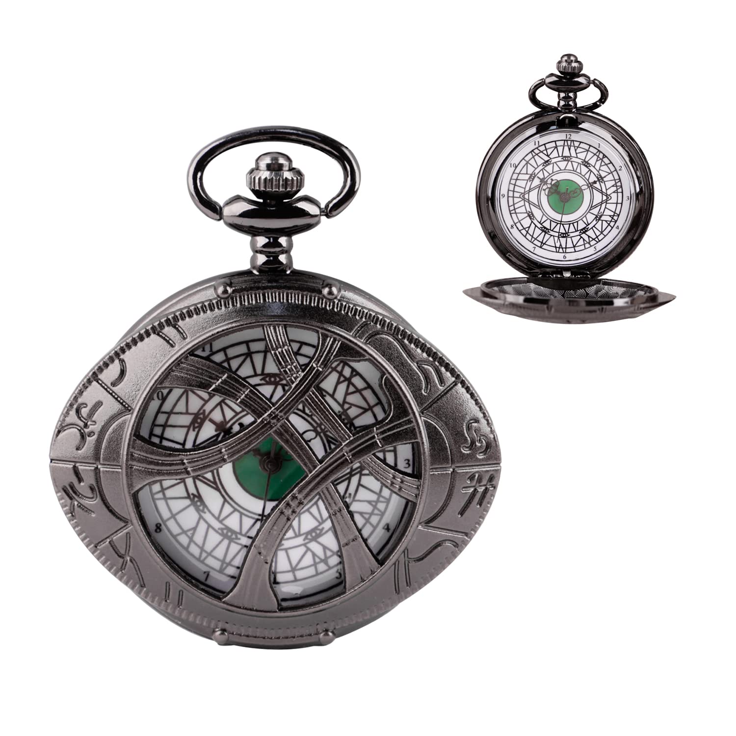 Buy Doctor Strange Pocket Watch for Men Unique Eye of Agamotto Round