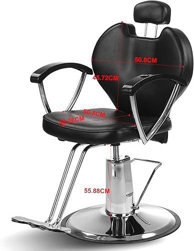 Miniatura 4 de Shengyu Negro moderno reclinar hidráulico estilo peluquero silla de peluquería balneario del pelo equipo del salón de belleza