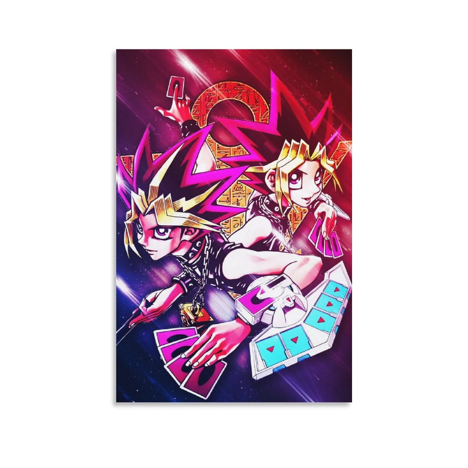 Amazon.co.jp: 遊戯王！アニメポスター装飾画キャンバス壁アート