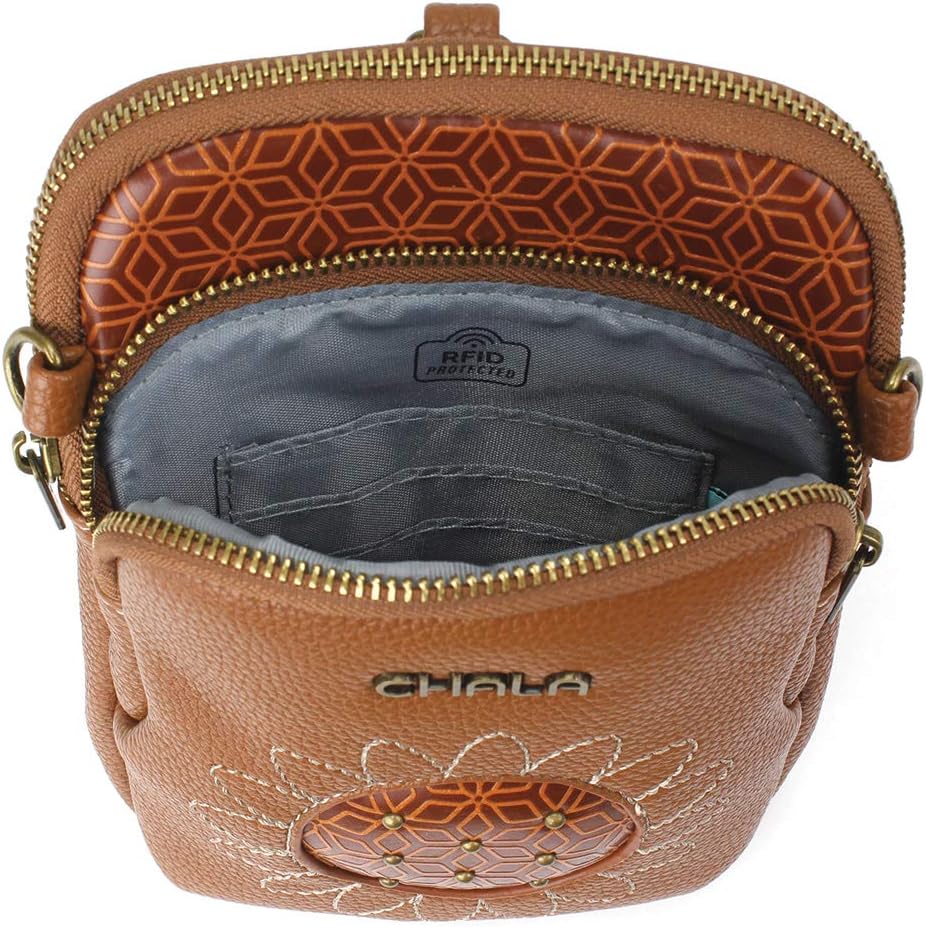 CHALA UNI Cellphone Xbody - Womens RFID Protected Faux Leather Crossbody Bag with Adjustable Strap - Image 5