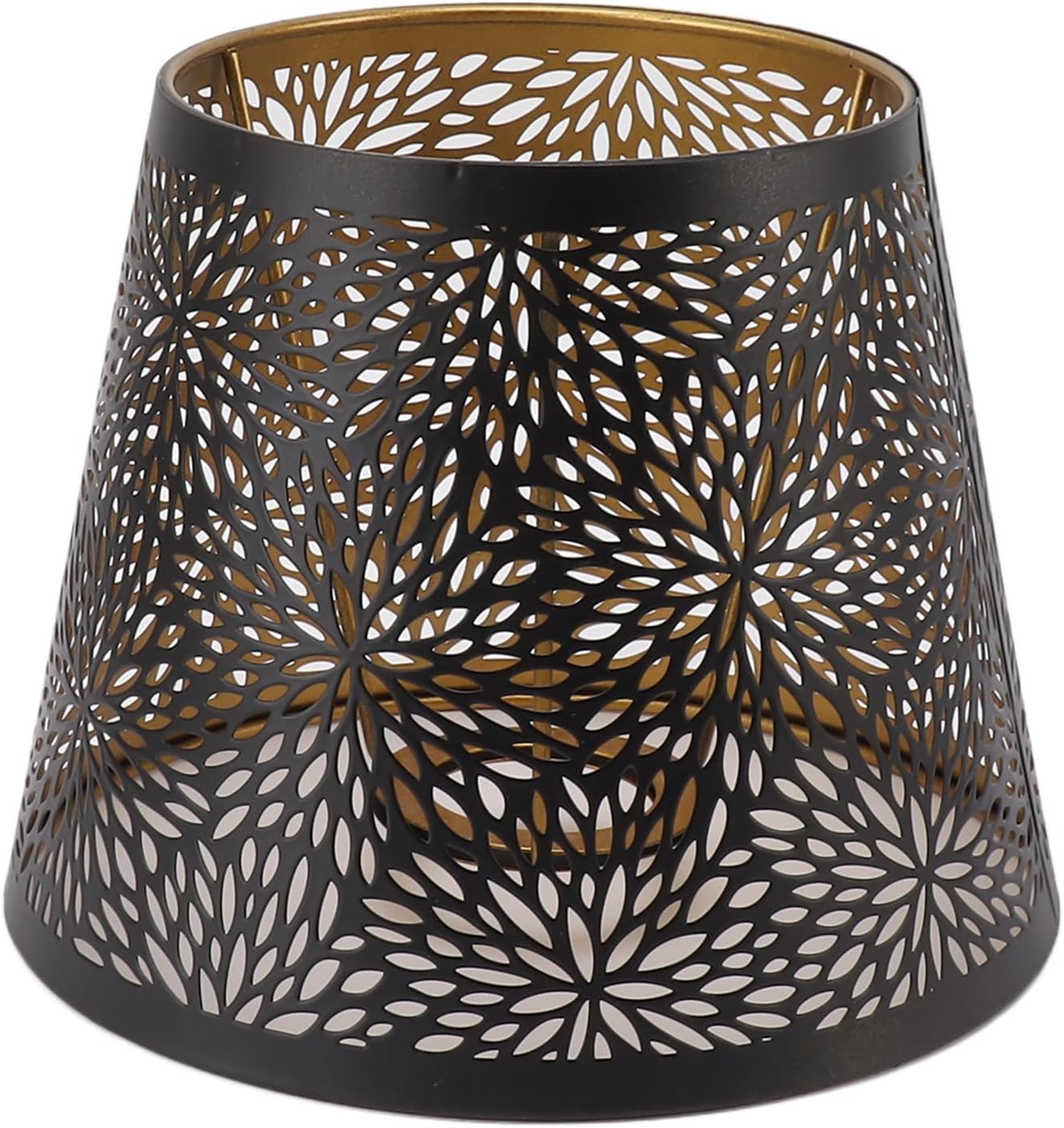 Metal Lamp Shade Forest Tree Hollow Out Iron Decorative Lampshade for Table Wall Ceiling Lamp Black