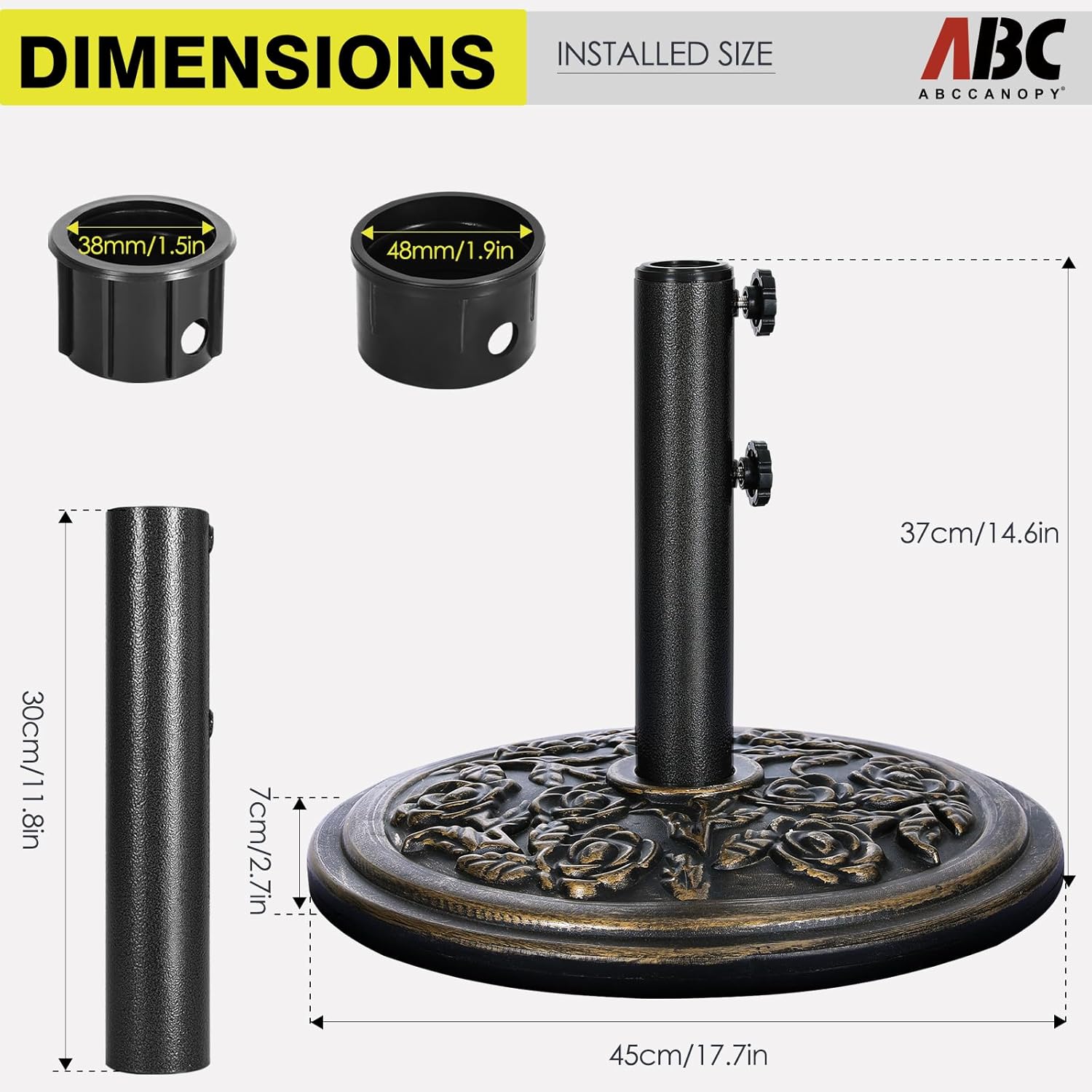 Sturdy Shade: Review of the ABCCANOPY Heavy Duty Patio Umbrella Base