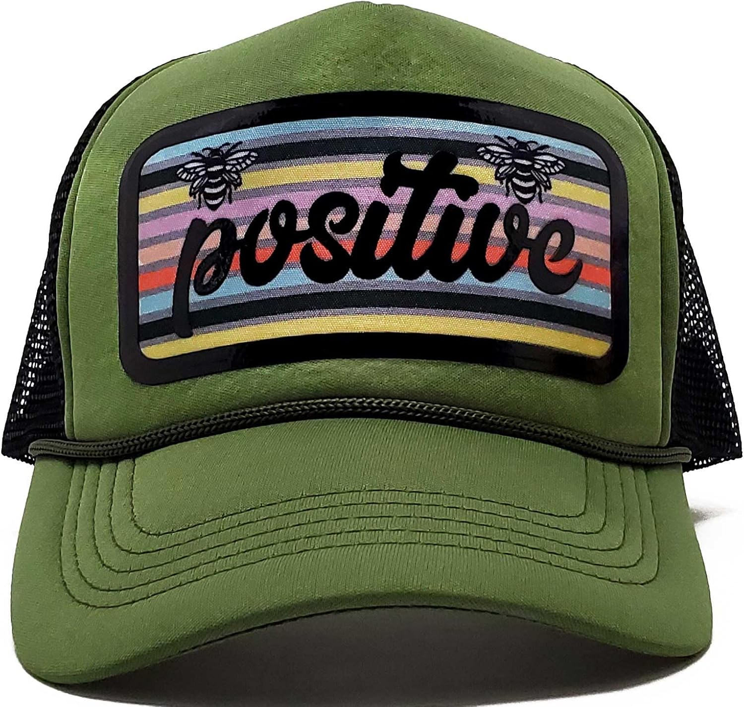 Positive - Green Fashion Trucker Cap (Pack 1 of 1)