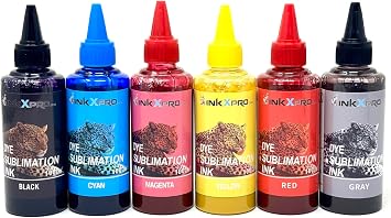 6x100ml Dye Sublimation Ink for Epson Expression XP-15000 Printer