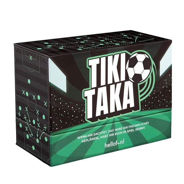hellofun!, Tiki Taka, Juego de Mesa, diversión de fútbol para Fans, revivir goles legendarios