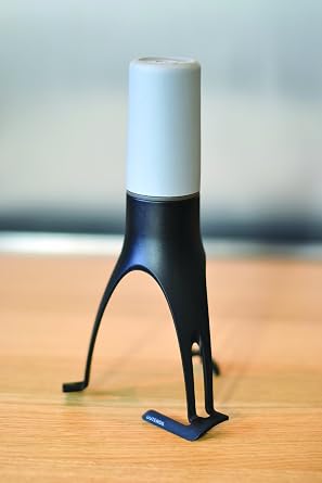 Stirrtime - timed automatic stirrer - Food Stirrer with Nylon legs, Dishwasher Safe, 3 Speed, 10 min timer. Kitchen Accessory and Tools - Grey