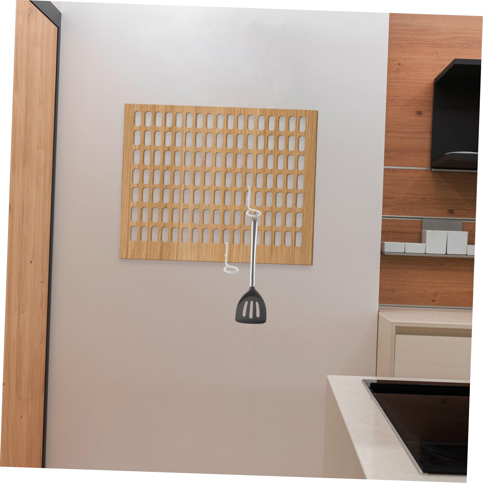 PLAFOPE 2pcs Wall Storage Rack Pegboard Hooks Large Hooks for Garage Easy Install No Drill Home Decor Organizer