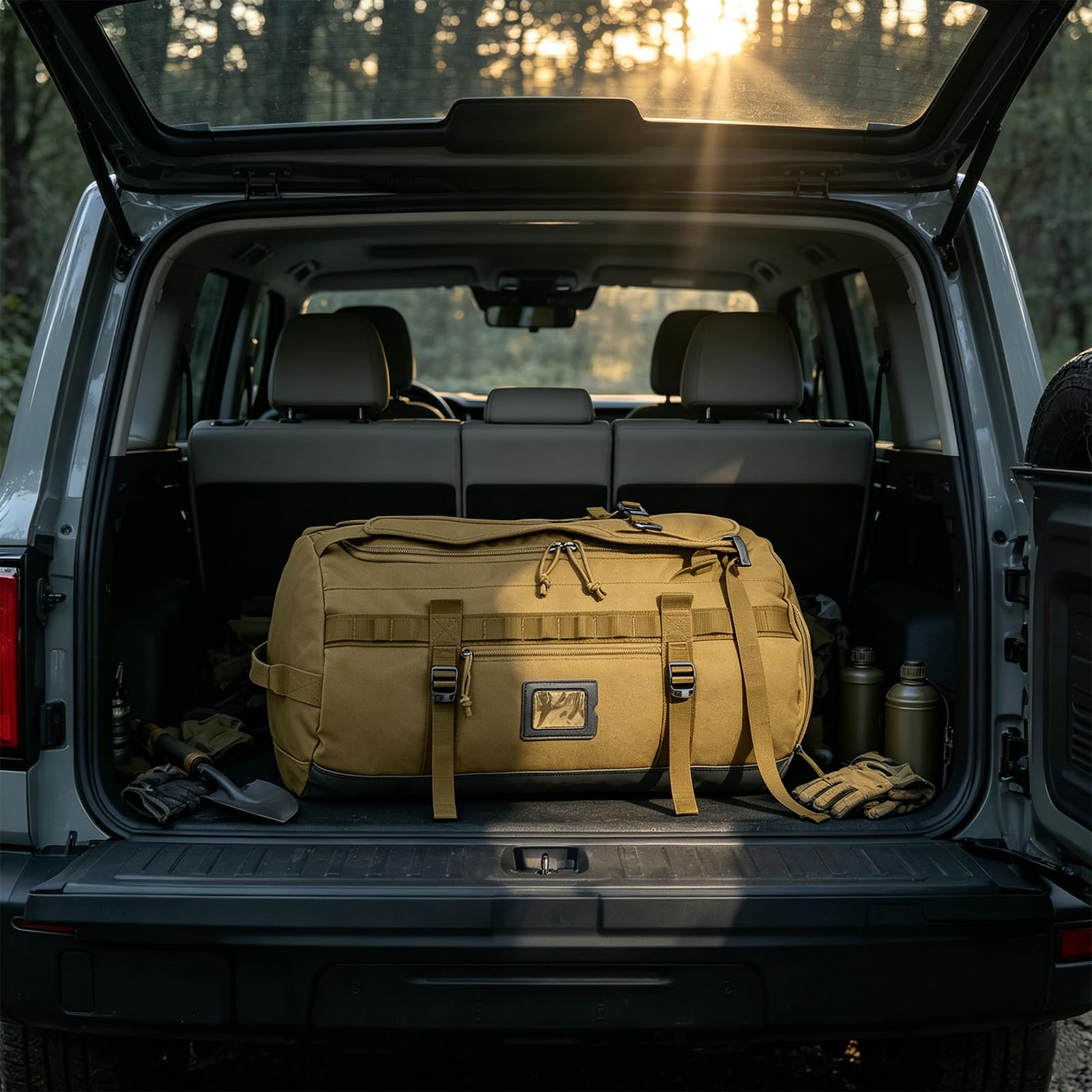 Taktische Reisetasche Rucksack Herren Groß 60L mit Schuhfach