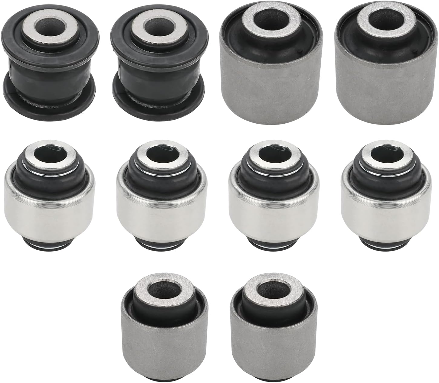 WMPHE Rear Crossmember Bushing Axle Beam Arm Compatible with 2011-2017 Nissan Juke, Replacement for 55501-1KA1C, 55501-1KA0D 55501-1KA1B 55045-1KA0B 55501-BX65A
