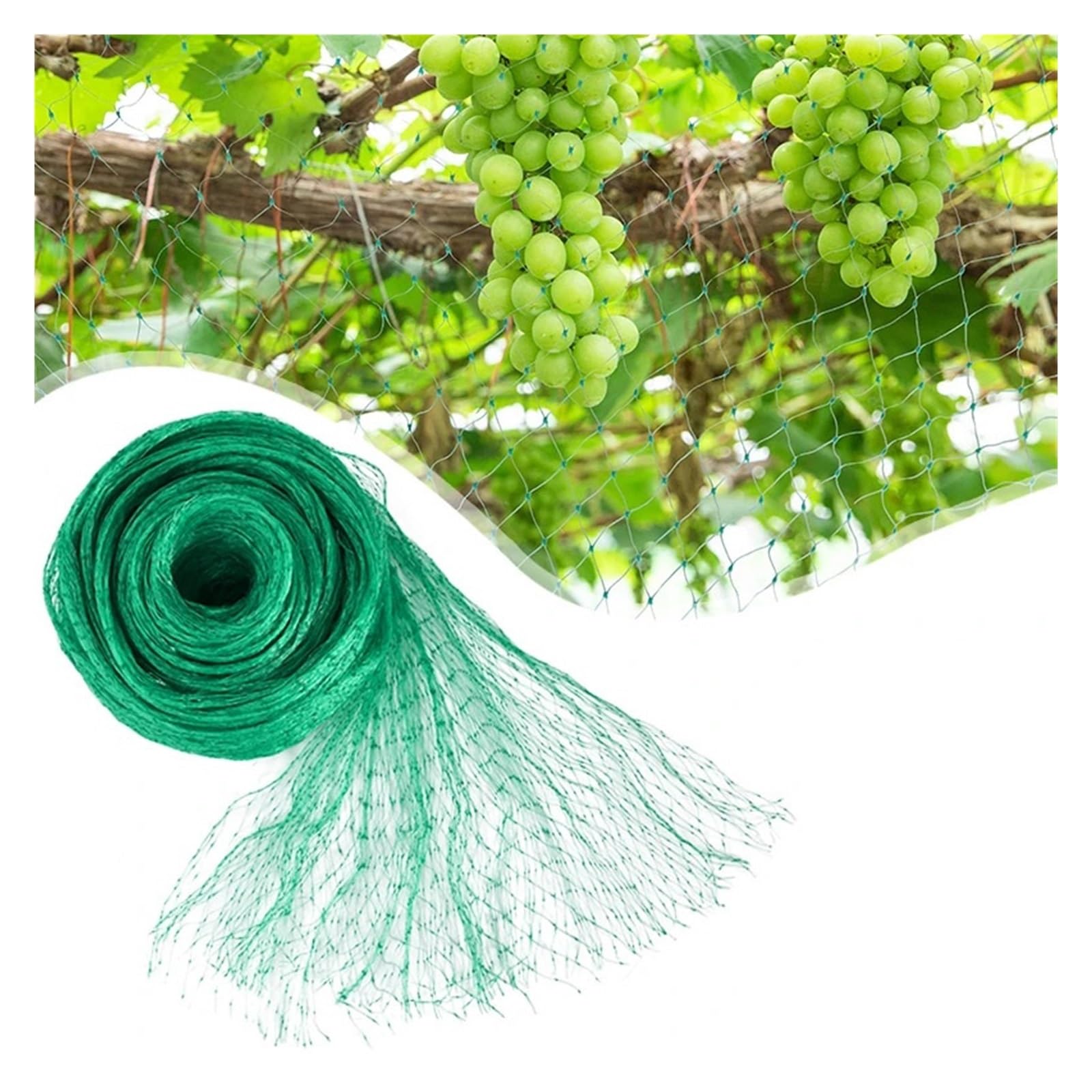 anti bird netting Garden Anti Bird Protection Net Green Woven Mesh Proof Netting Reusable Fruit Tree for Pond Fruit Protection(2m x 10m)