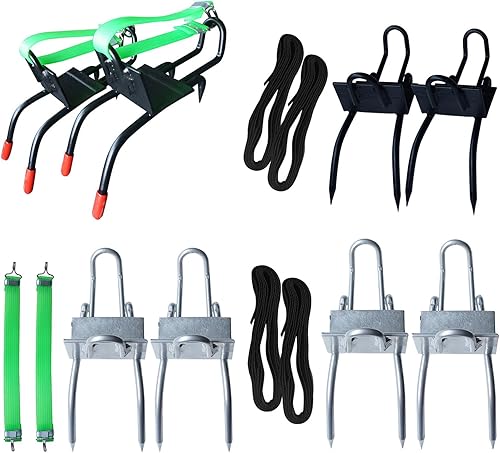 Miniatura 3 de Bastones de escalada de púas Equipo de escalada Zapatos de escalada de árboles Herramienta de gancho Herramienta de observación de caza Herramienta