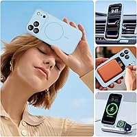 Vista 358 de Miracase - Funda diseñada para iPhone 13 Pro Max con protector de pantalla, [forro interior de microfibra suave antiarañazos], funda protectora