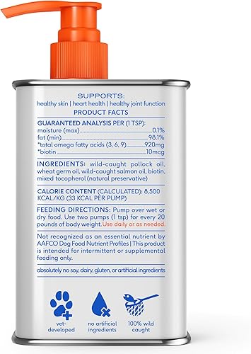 Miniatura 9 de Native Pet Aceite de pescado Omega 3 para perros y gatos, promueve una piel saludable, un pelaje brillante y articulaciones fuertes, fabricado con
