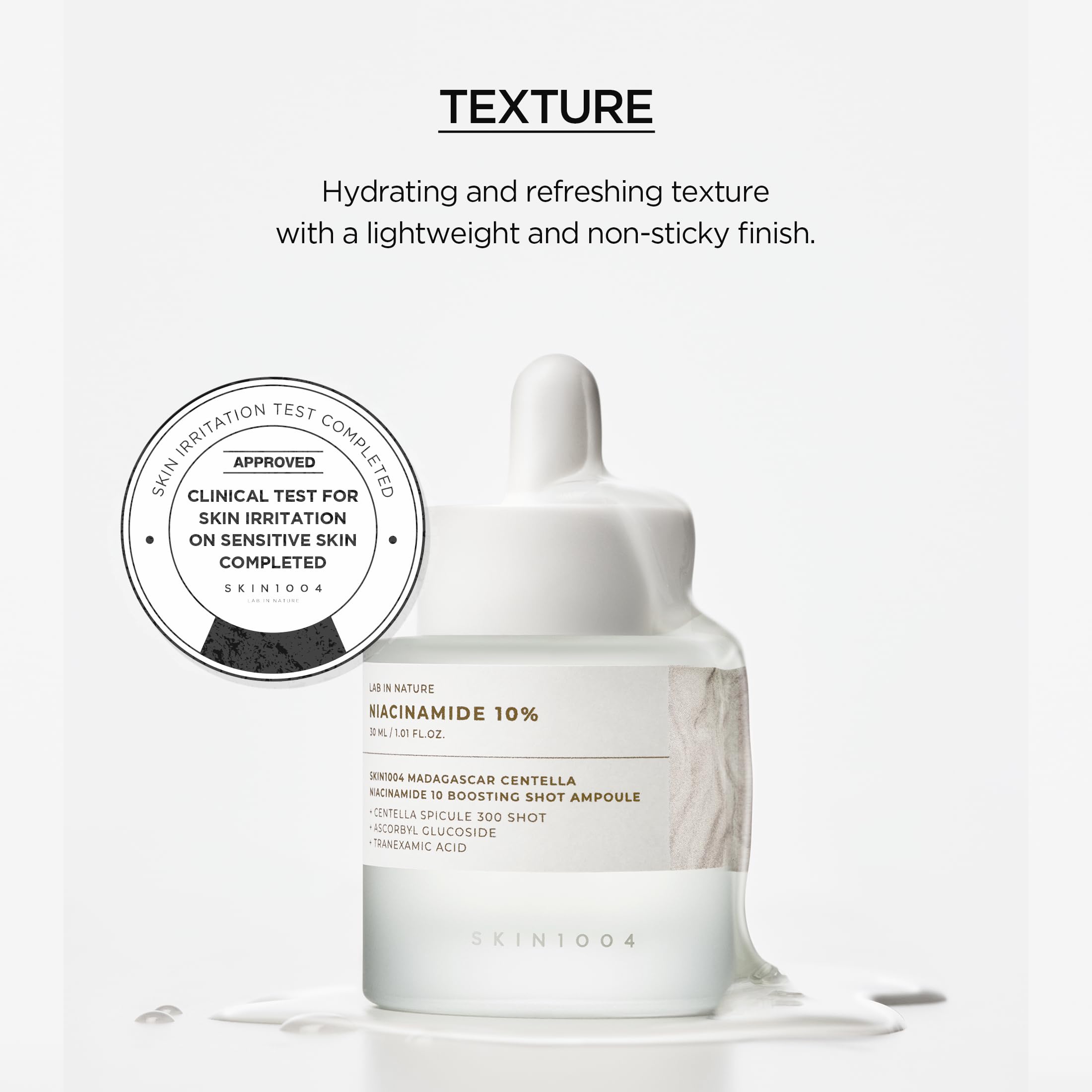 SKIN1004 Madagascar Centella Niacinamide 10% Boosting Shot Bulbe, 30 ml