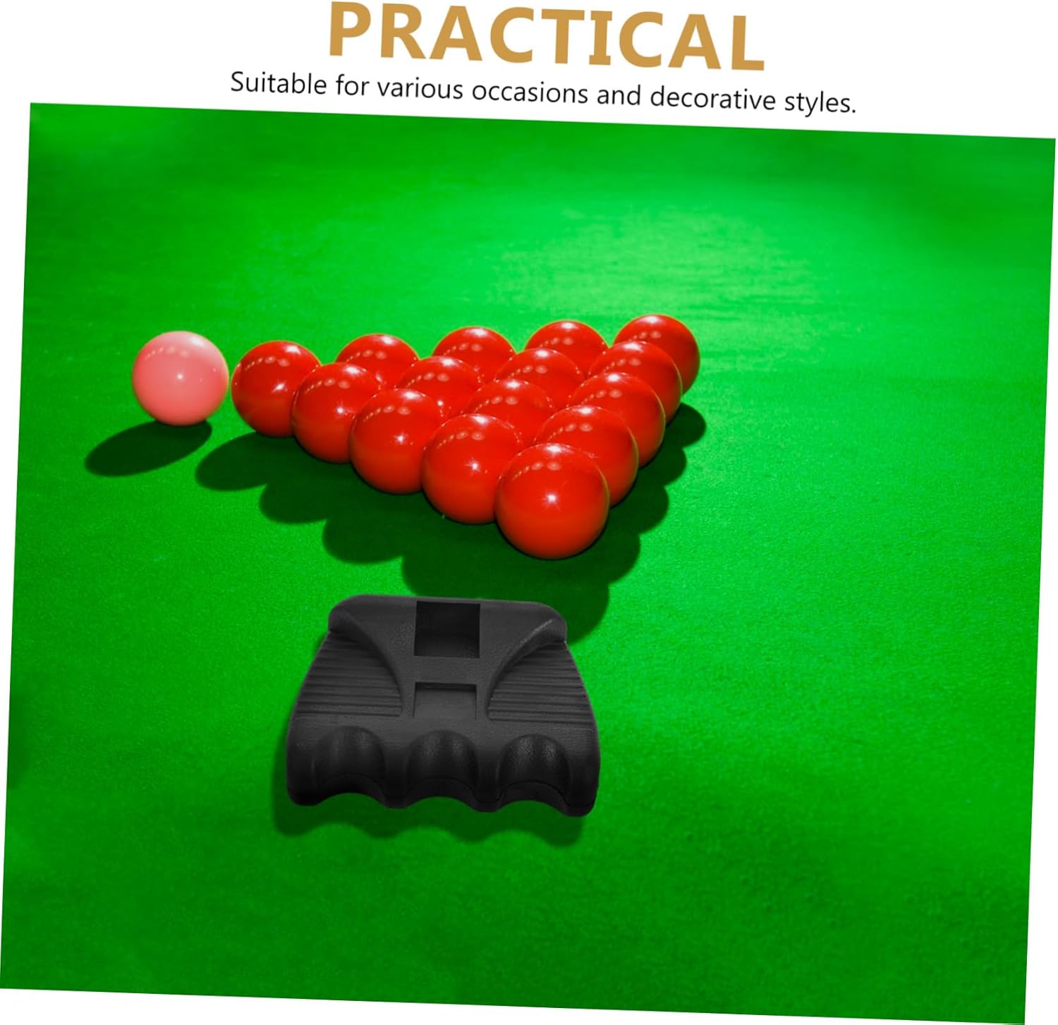 Portable Pool Cue Holder Cue Billiard Rack Non- Plastic Stand for Home Commercial Use Compact Easy to Clean for Organizing Your Billiard Area