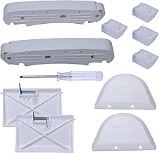 Wadoy AXV417WHP Pool Cleaner Kit Compatible with Hayward Navigator Pool Vac Ultra Pool Cleaners with AXV604WHP Front and Rear Bezels, AXV434WHP Flap, AXV414P Pod Shoes