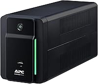 Vista 3 de APC Protector contra sobretensiones de respaldo de batería, fuente de alimentación de batería de reserva de 500VA, Back-UPS BK500BLK