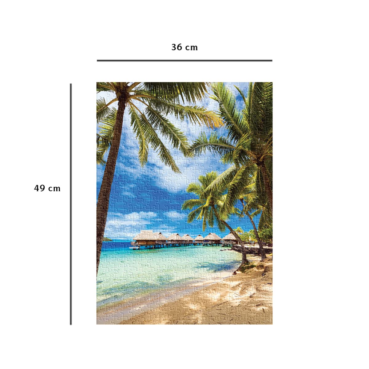 Nathan Puzzle 500 Teile 'Boote Des Braiesees' – 49x36 Cm, Aus FSC-zertifiziertem Karton