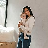 Vista 9 de WildBird - Aerial Buckle Carrier - 2-24 Months - Large (L-4XL) Desert Lark - Front or Back Carry - Cross Straps, Lumbar Support, Headrest - Hip