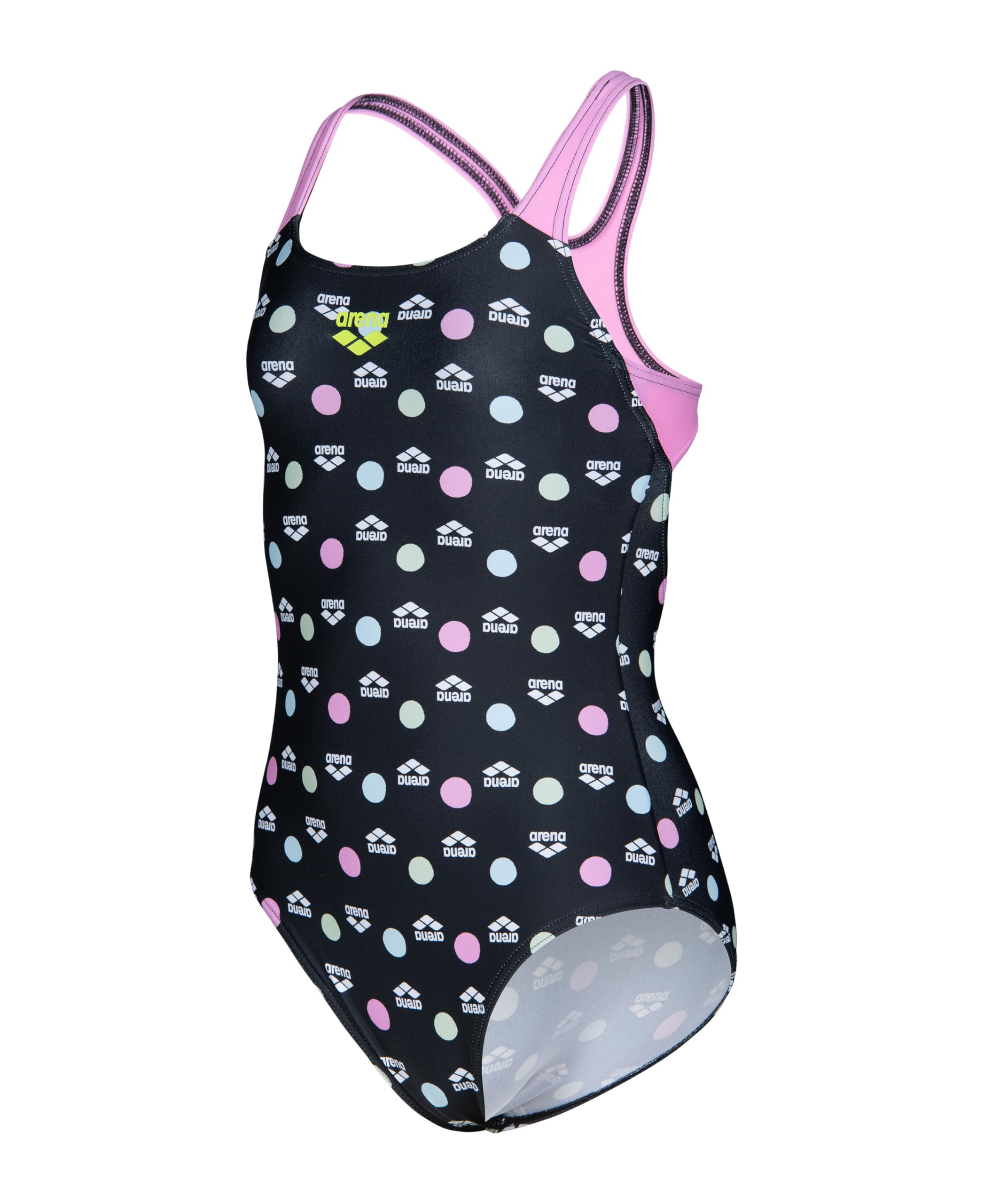 Arena Girl'S Arena Multiple Dot Swimsuit Swim Pro Back L Traje de baño de una Pieza Niñas (Pack de 1)