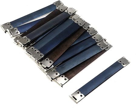 Coshar 20pcs Internal Metal Flex Frames Kiss Clasp Spring Clip Hook for Bag
