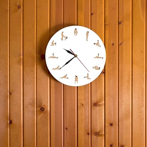 Miniatura 6 de Dniphuye Reloj de pared para adultos, reloj de ciencia, reloj de química, reloj de aula, pared de reloj de aula, reloj de pared para aula, reloj de