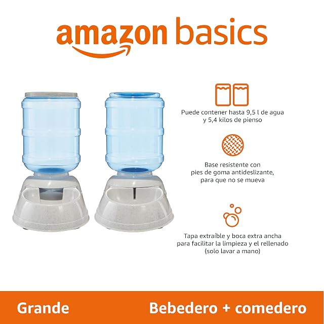 Foto 2 de 5 de Amazon Basics Dispensador de agua para mascotas