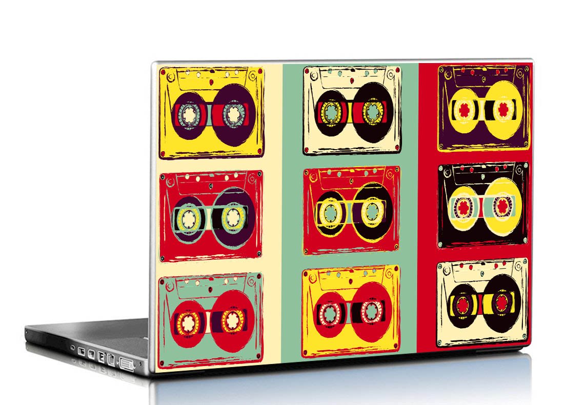 PIXELARTZ Laptop Skin - Vector Audio Cassette Pop Art -15.6 Inches (B0758G939H) Amazon Price History, Amazon Price Tracker