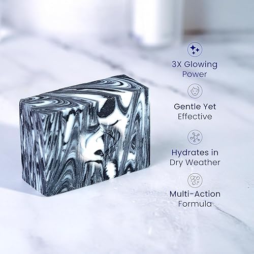 Miniatura 4 de Relumins Jabón profesional de triple acción de fórmula de spa, fórmula suave con extractos de plantas naturales para piel normal y sensible, barra