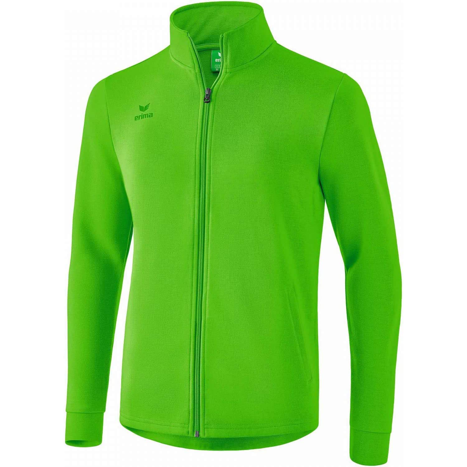 Erima Men's Basic Sweat Jacket - Green, Medium