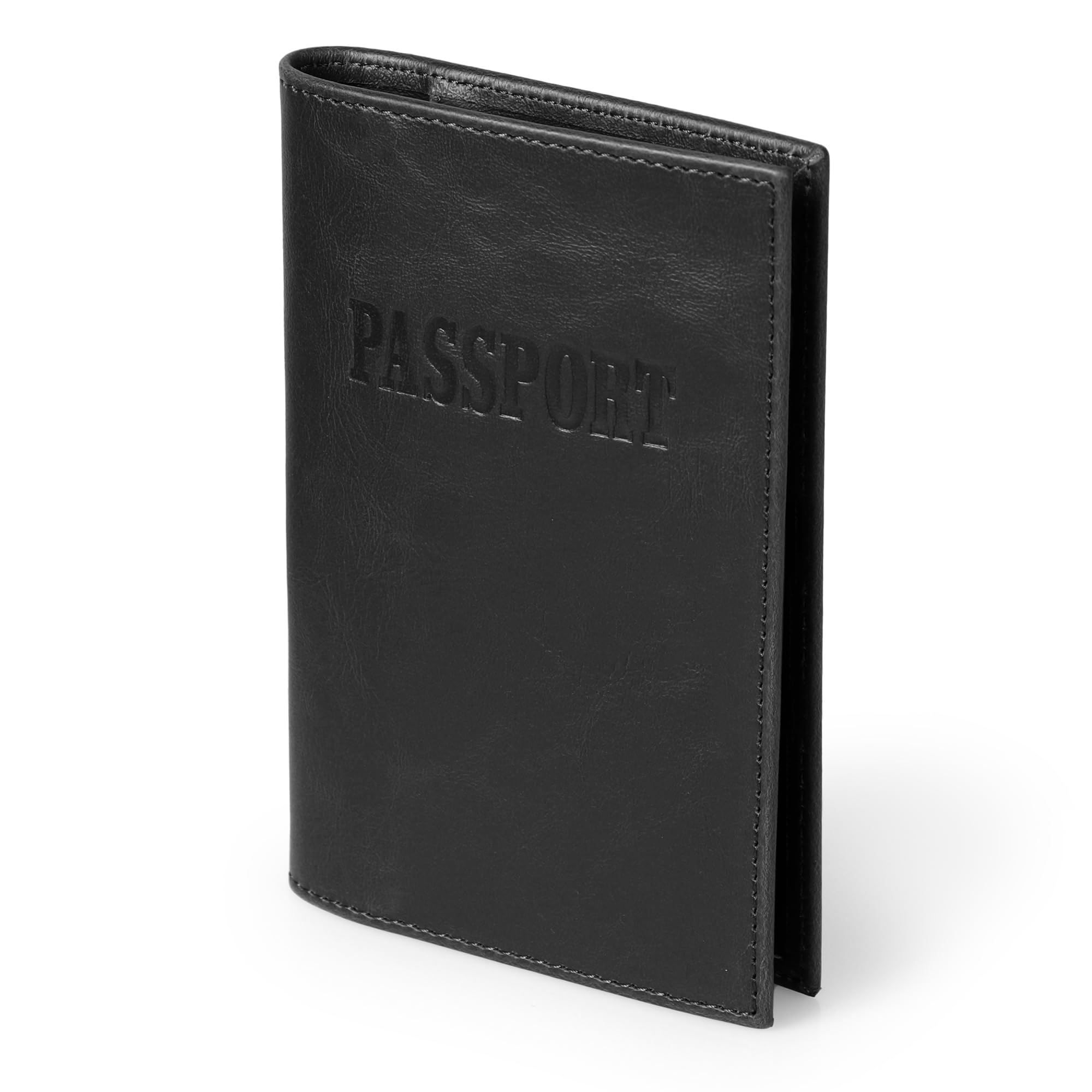 Otto Angelino Reisepass-Etui aus Leder – RFID-Blockierung – Unisex