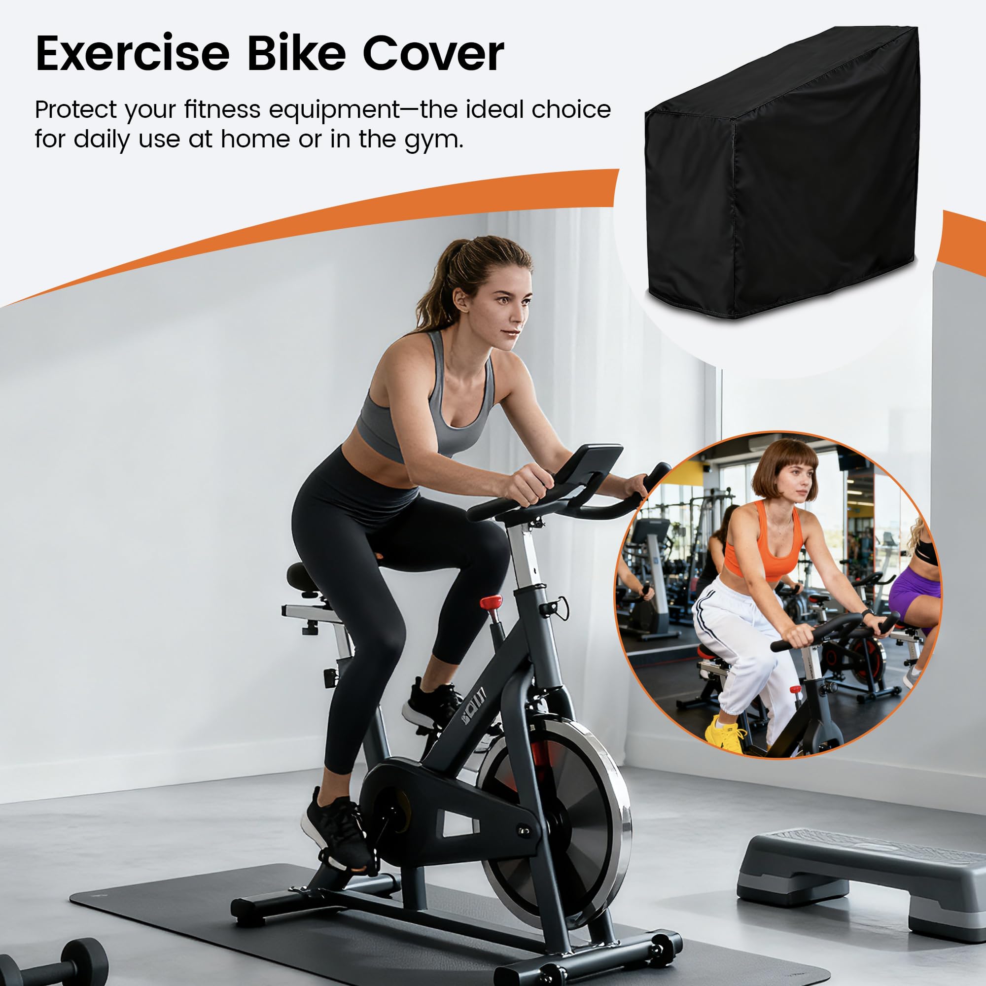 Teksome Housse De Vélo Extérieur - Housse De Fitness 420D