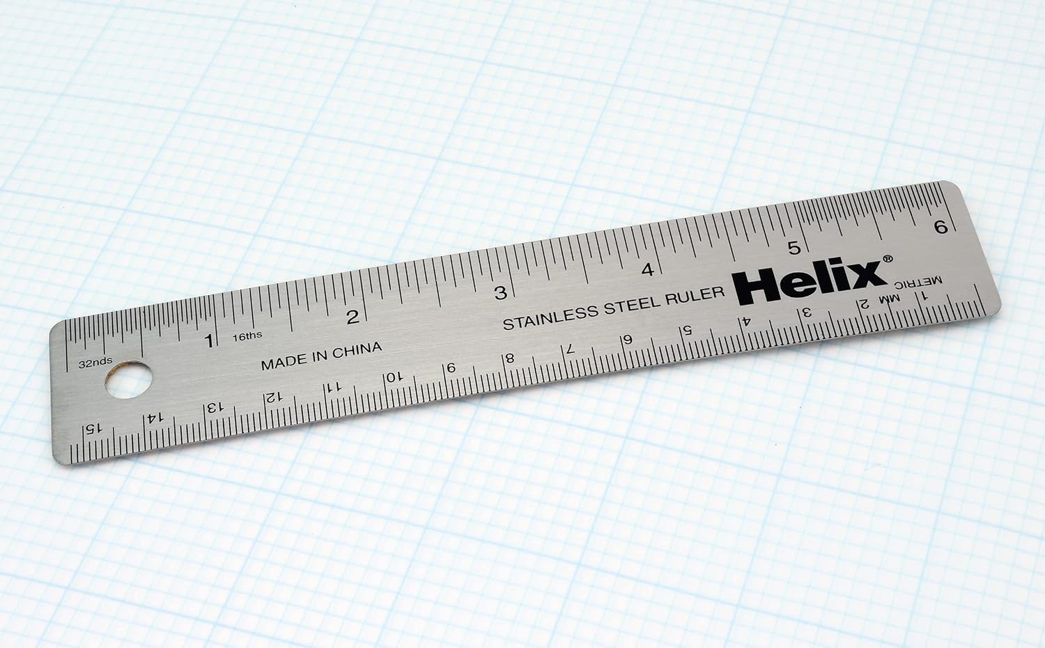 Helix Stainless Steel Ruler 6" / 15cm (13006)