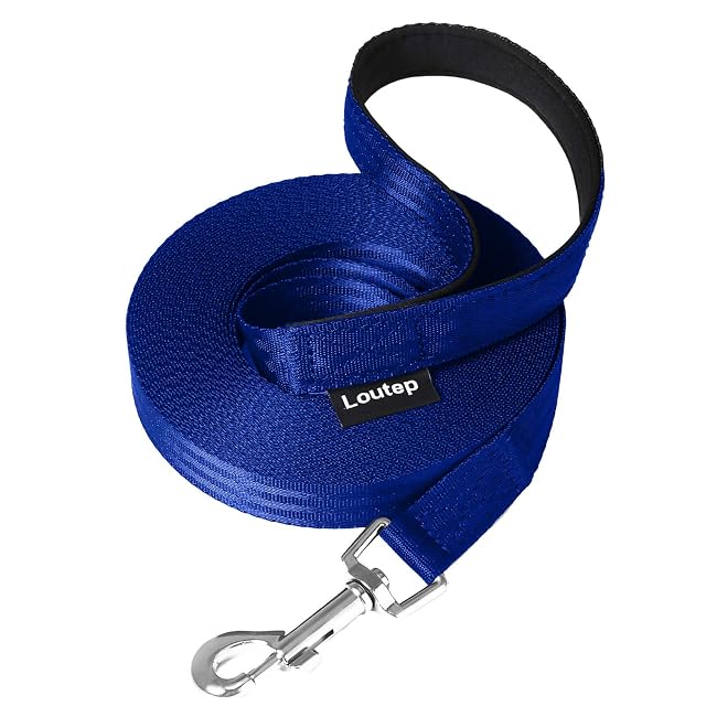 Loutep Correa de entrenamiento para perros de 3 m, 5 m, 10 m, 15 m, 20 m, 25 m, 30 m