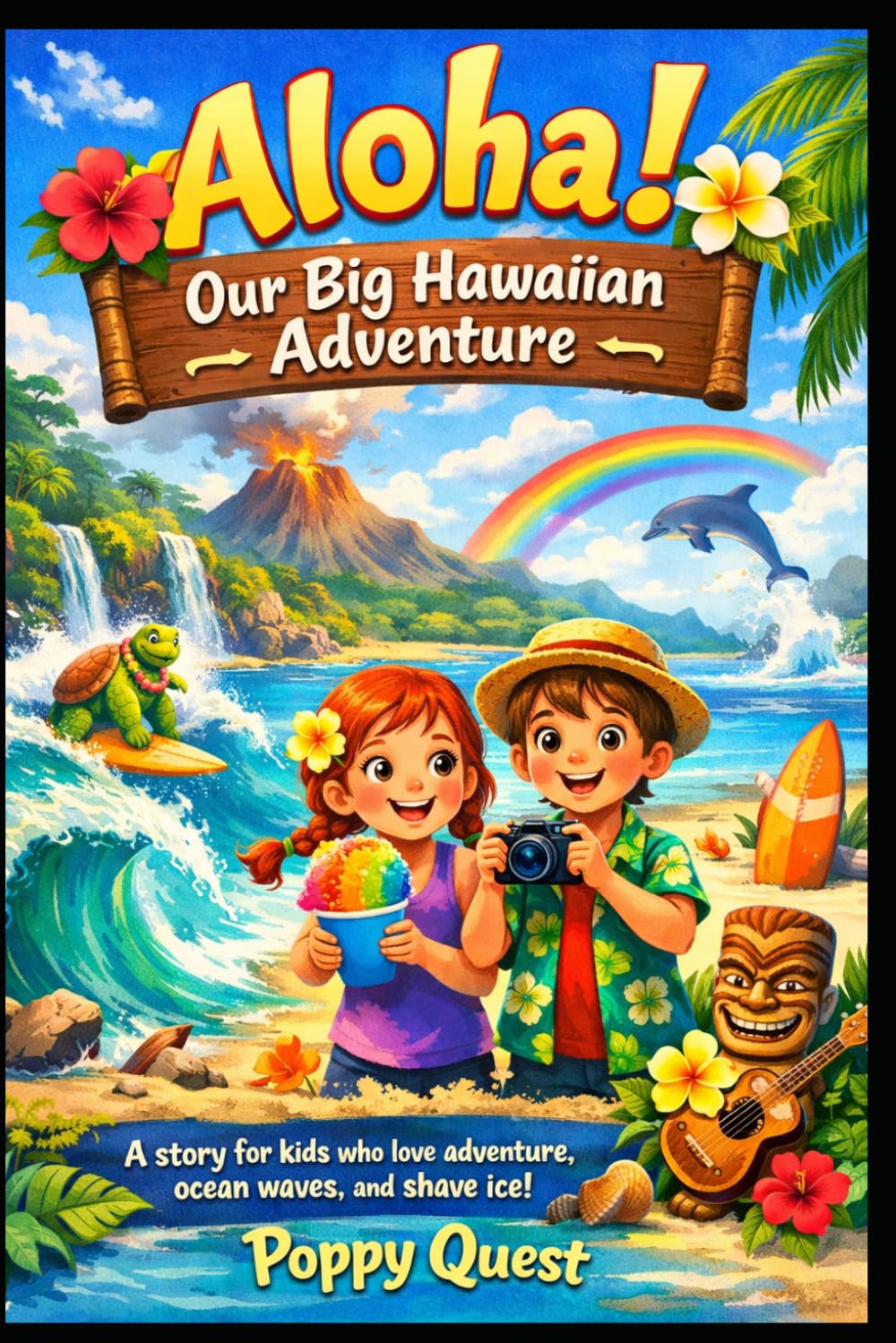 Aloha! Our Big Hawaiian Adventure: A story for kids who love adventure, ocean waves, and shave ice!
