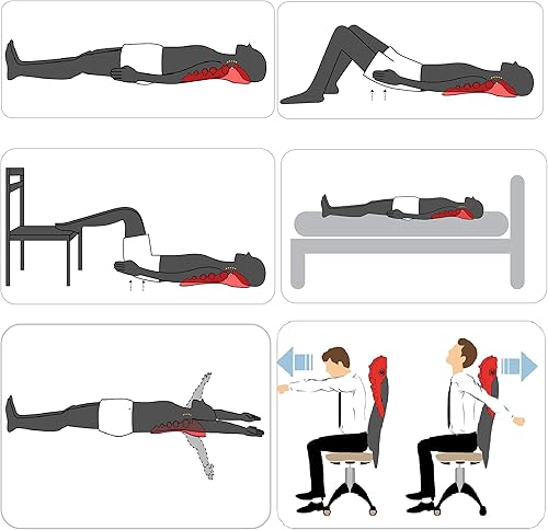 Miniatura 5 de Masajeador de punto gatillo trapecio, liberación miofásica dolor de cuello y hombro, herramienta de liberación suboccipital, corrector de postura,