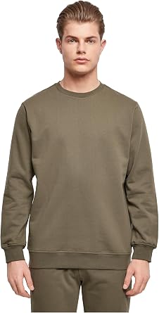 Build Your Brand Mens Bb003-basic CrewneckSweatshirt