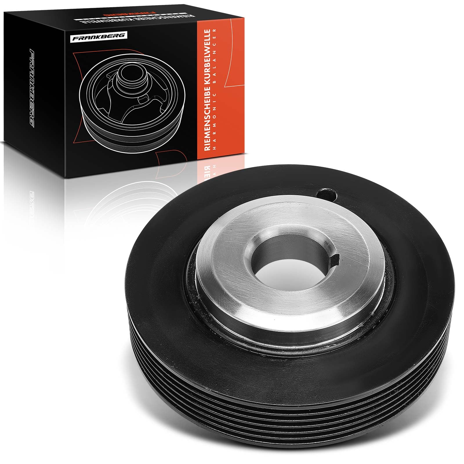Frankberg Riemenscheibe Kurbelwelle Kompatibel mit Xsara Coupe N0 Xantia X1 X2 ZX N2 Ulysse 220 306 7B N3 N5 405 II 4B 406 8B 605 6B Zeta 22 Replace# 9624345280