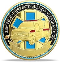 Vista 3 de Moneda de oración de los paramédicos EMT Challenge Coin