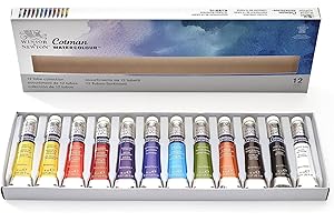 Cotman Watercolor Paints 8ml 12/Pkg-Assorted Colors