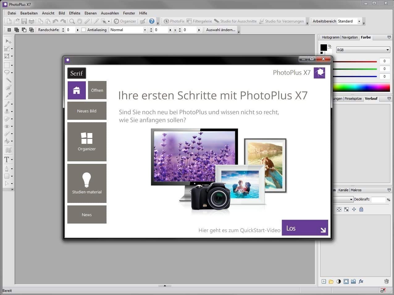 Serif PhotoPlus X7 + InPixio Bilder Vergrößern Software als Bundle
