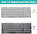 RAYA Silicone Keyboard Cover for HP ZBook 8 G1i / HP ZBook X G1i 16inch Laptops (Transparent) gallery image