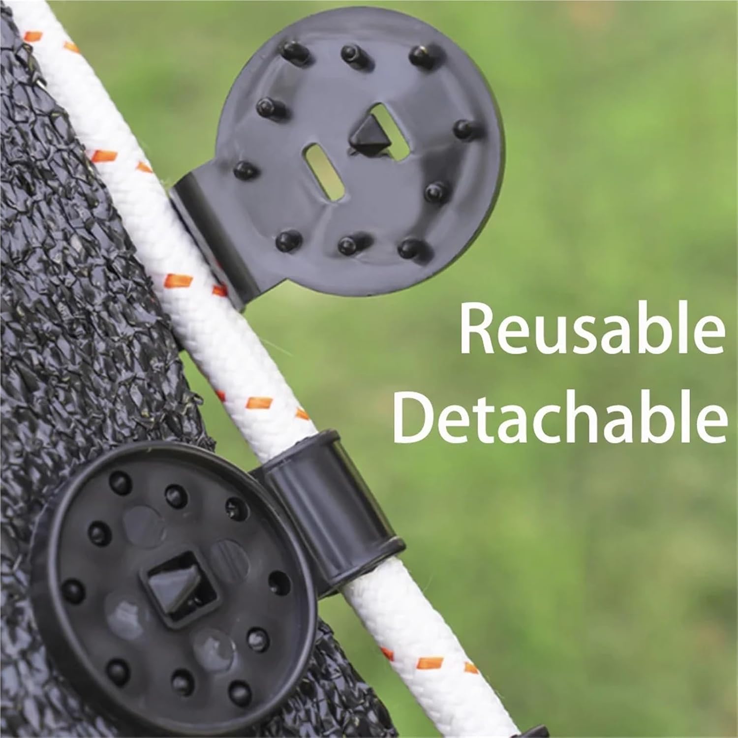 Shade Fabric Clamps Cloth Clips Accessories Grommets for Net Mesh Cover Sunblock in Garden Backyard Greenhouse(Large,500 Pcs)
