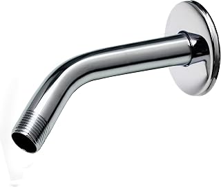 YOO.MEE 6 Inch Shower Arm and Flange, Chrome