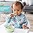 Bumkins Disney Sleeved Bib for Girl or Boy, Baby and Toddler for 6-24 Mos, Essential Must Have for Eating, Feeding, Baby Led Weaning Supplies, Long Sleeve Mess Saving Food Catcher, Soft Fabric, Ariel